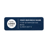 Adreslabel voor zakelijk rendement etiket (Voorkant)