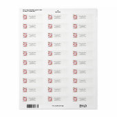 Adreslabels Katten Etiket (Full Sheet)
