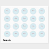 Adressaufkleber für die Hochzeitspapeterie Ronde Sticker (Vel)