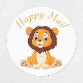 adresse d'anniversaire étiquettes aquarelle (Design 2)