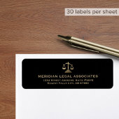 Adresse de déclaration légale Étiquette Échelles d