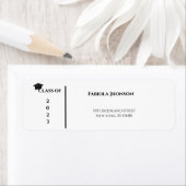 Adresse de diplôme étiquette 2023, étiquette d'adr (En situation)