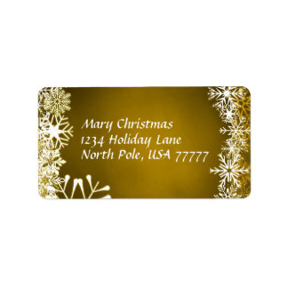 Adresse de Noël Avery Étiquette