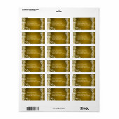 Adresse de Noël Avery Étiquette (Feuille entière)