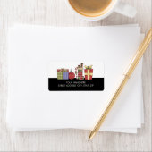 Adresse de Noël Étiquettes (En situation)