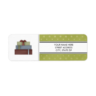 Adresse de Noël Étiquettes