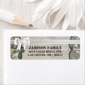 Adresse de retour de .75"x2.25" Étiquette Armée OC (En situation)