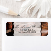 Adresse de retour de .75"x2.25" Étiquette Boots Co (En situation)