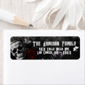 Adresse de retour de .75"x2.25" Étiquette d'héberg (En situation)