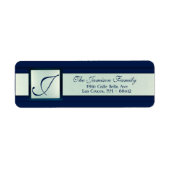 Adresse de retour de .75"x2.25" Étiquette miroir e (Devant)