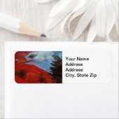 Adresse de retour de l'animal Étiquette Cardinal " (En situation)