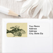 Adresse de retour de l'animal Étiquette poisson ro (En situation)