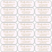 Adresse du client mariage Autocollant en vinyle co (Devant)