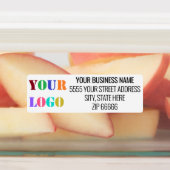 Adresse et Étiquettes de logo personnalisés (Apposé)