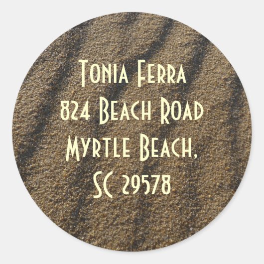 Adresse étiquette (Devant)