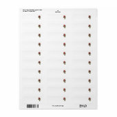 ADRESSE ÉTIQUETTE NOËL ART ET DESIGN (Feuille entière)