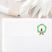 ADRESSE ÉTIQUETTE NOËL ART ET DESIGN (En situation)