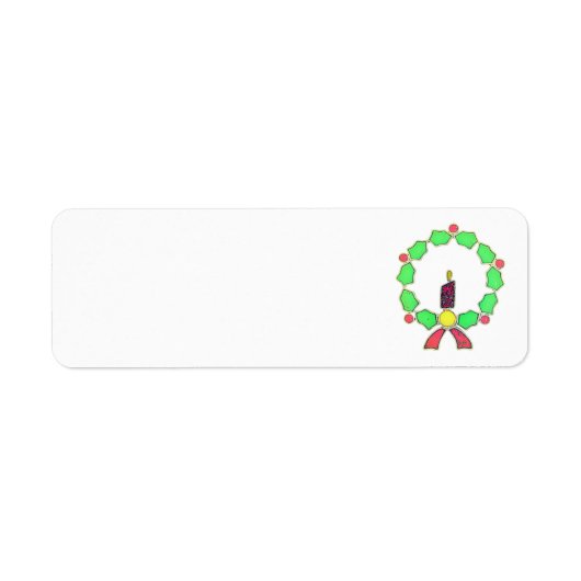 ADRESSE ÉTIQUETTE NOËL ART ET DESIGN (Devant)