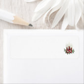 ADRESSE ÉTIQUETTE NOËL ART ET DESIGN (En situation)
