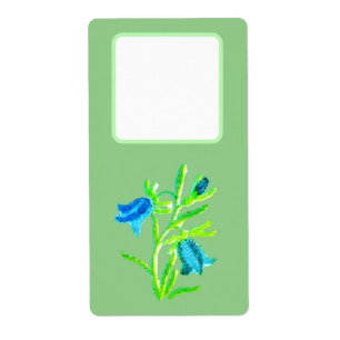 Adresse expédition étiquette style de fleur design
