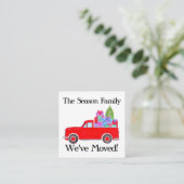 Adresse Faire-part Retro Picket Noël (Debout devant)