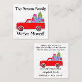 Adresse Faire-part Retro Picket Noël (Devant / Derrière)