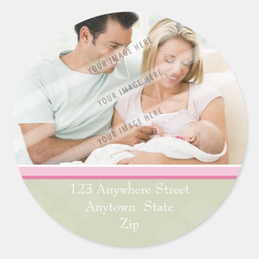 ADRESSE PHOTO STICKER :: diamants doux 1 (Devant)