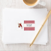 Adresse postale de Noël Étiquettes (En situation)