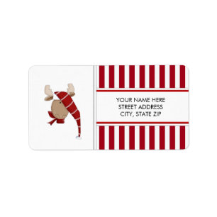 Adresse postale de Noël Étiquettes