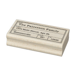  adresstempel Postadres retour Rubberstempel