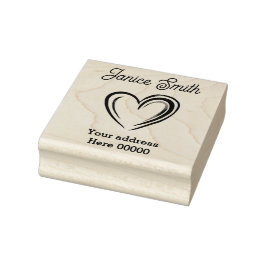 Adresstempel Rubberstempel