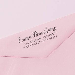 Adresstempel voor persoonlijke of professionele po 	rubberstempel