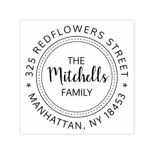  adresstempel  zelfinktende stempel (Design)