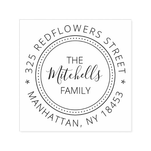 adresstempel zelfinktende stempel (Design)