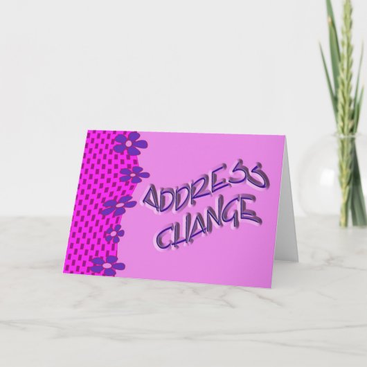 Adreswijziging Aankondiging (Voorkant)