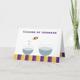 Adreswijziging Aankondiging