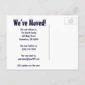 Adreswijziging Aankondigingskaart (Achterkant)