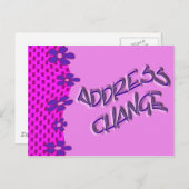 adreswijziging aankondigingskaart (Voorkant / Achterkant)