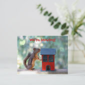 Adreswijziging Bewegende Aankondiging Eekhoorn (Staand voorkant)