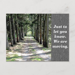 Adreswijziging - briefkaart