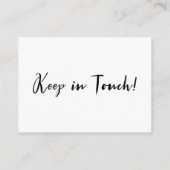 "Adreswijziging" Casual handschrift invoegen Kaart (Achterkant)