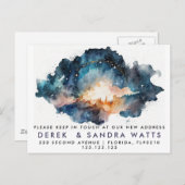 adreswijziging die we hebben verplaatst aankondigingskaart (Voorkant / Achterkant)