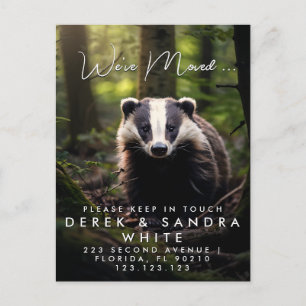 Adreswijziging die we hebben verplaatst aankondigingskaart