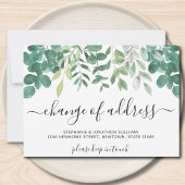 Adreswijziging Eucalyptus Verhuisaankondiging Aankondiging