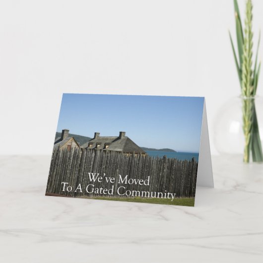 Adreswijziging: Gated Community Aankondiging (Voorkant)