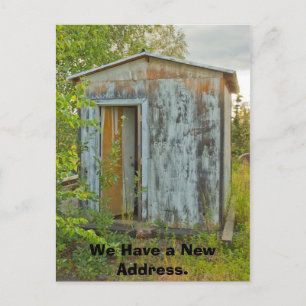 Adreswijziging Kaart: One Room Home Aankondigingskaart