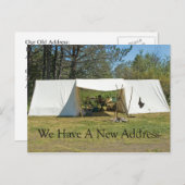 Adreswijziging Kaart - Tent (Voorkant / Achterkant)