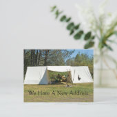 Adreswijziging Kaart - Tent (Staand voorkant)