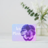 Adreswijziging Kaart Visitekaartje (Staand voorkant)