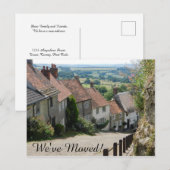 Adreswijziging - Klassieke Uitzicht Briefkaart (Voorkant / Achterkant)